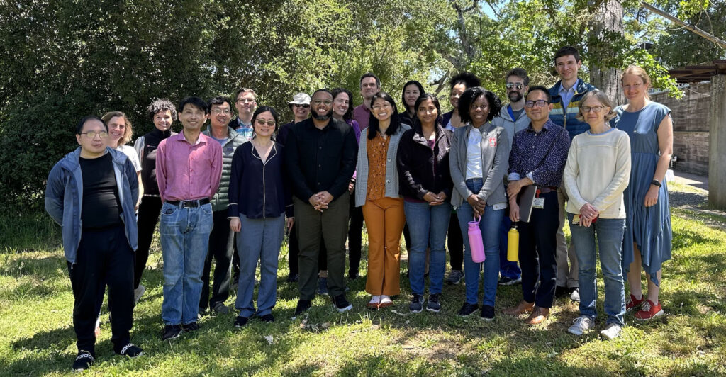 Stanford faculty posing for a group photo